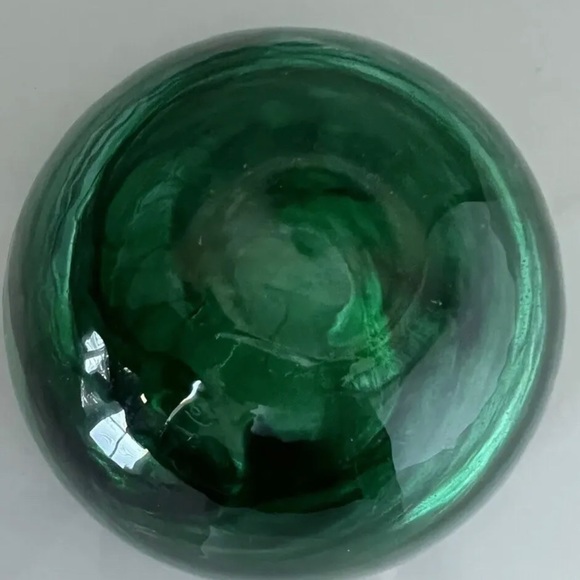 Kosta Boda ATOLL Swirl Votive Green 2 3/8" x 4 3/8" Candle Holder Sweden EUC - Picture 4 of 5